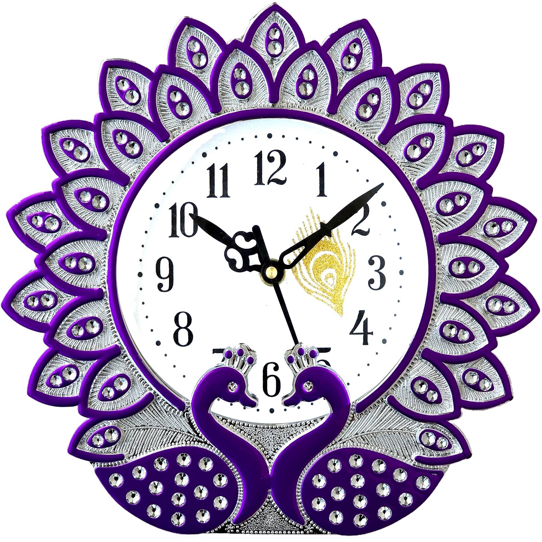shivaira Assymetric Analog Wall Clock shivaira Assymetric Analog Wall Clock