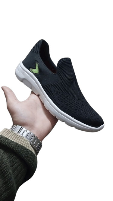 the PACE Men's Slip-On Sports Shoes Black Men's Sneakers - Casual Shoes | Buy online on ZillyBuy