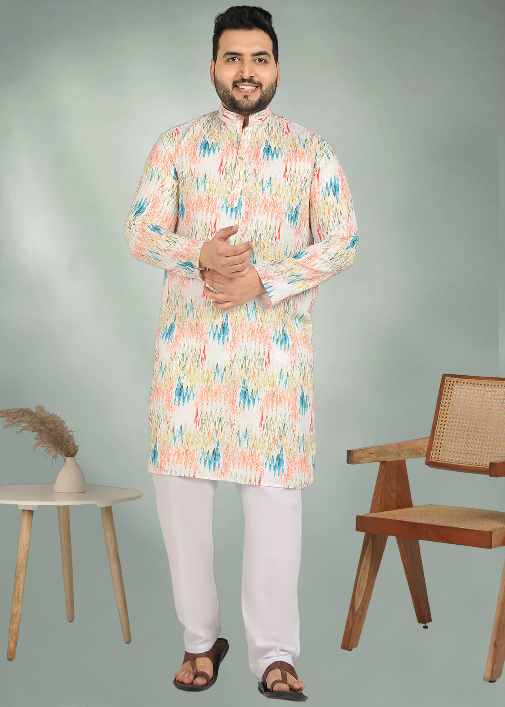 ADWYN PETER Cream Cotton Men's Regular Kurta ( Pack of 1 ) ADWYN PETER Cream Cotton Men's Regular Kurta ( Pack of 1 )