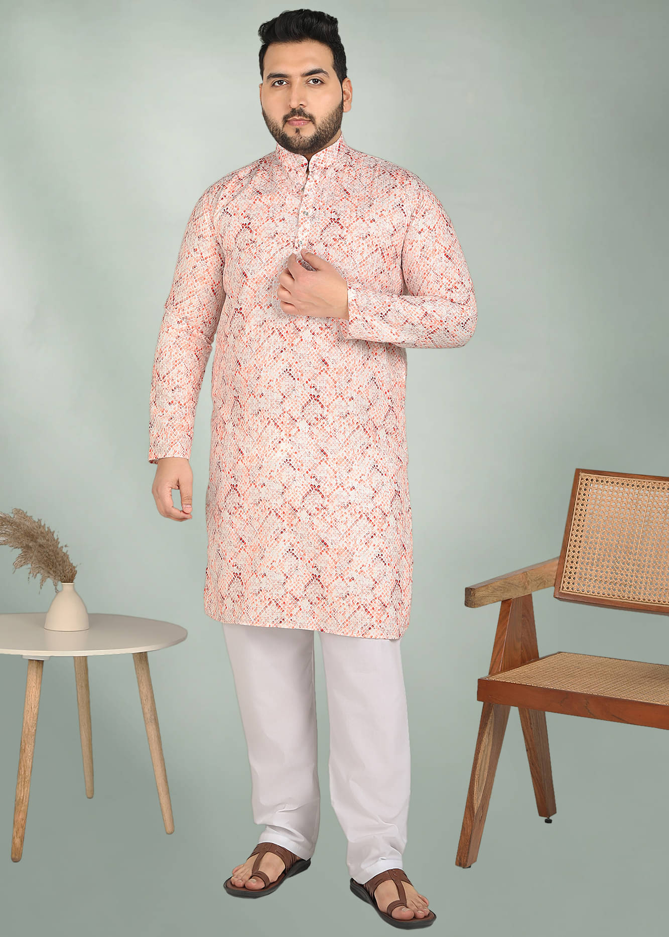 ADWYN PETER Muticolor Cotton Men's Regular Kurta ( Pack of 1 ) ADWYN PETER Muticolor Cotton Men's Regular Kurta ( Pack of 1 )