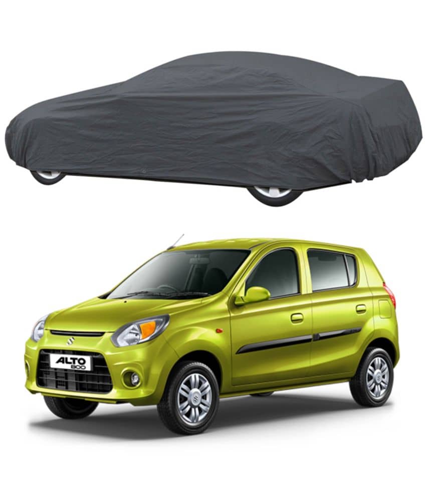 AutoRetail Car Body Cover for Maruti Suzuki Alto [2010-2013] Without Mirror Pocket ( Pack of 1 ) , Grey