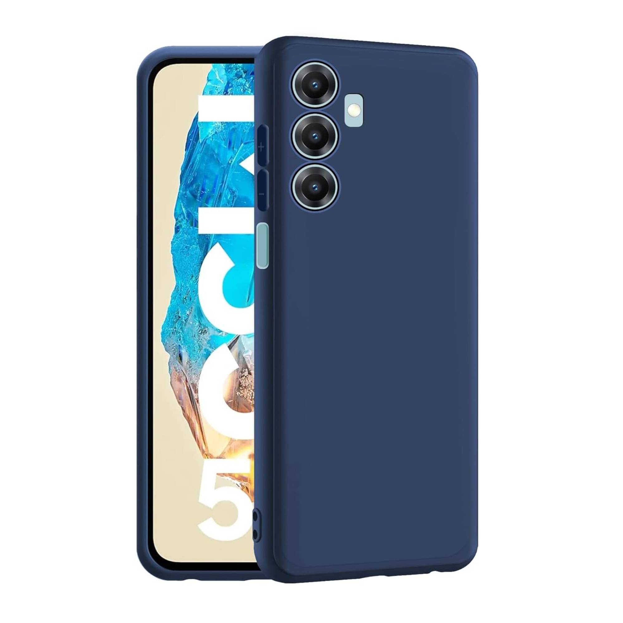     			Case Vault Covers Silicon Soft cases Compatible For Silicon Samsung Galaxy M35 5G ( )