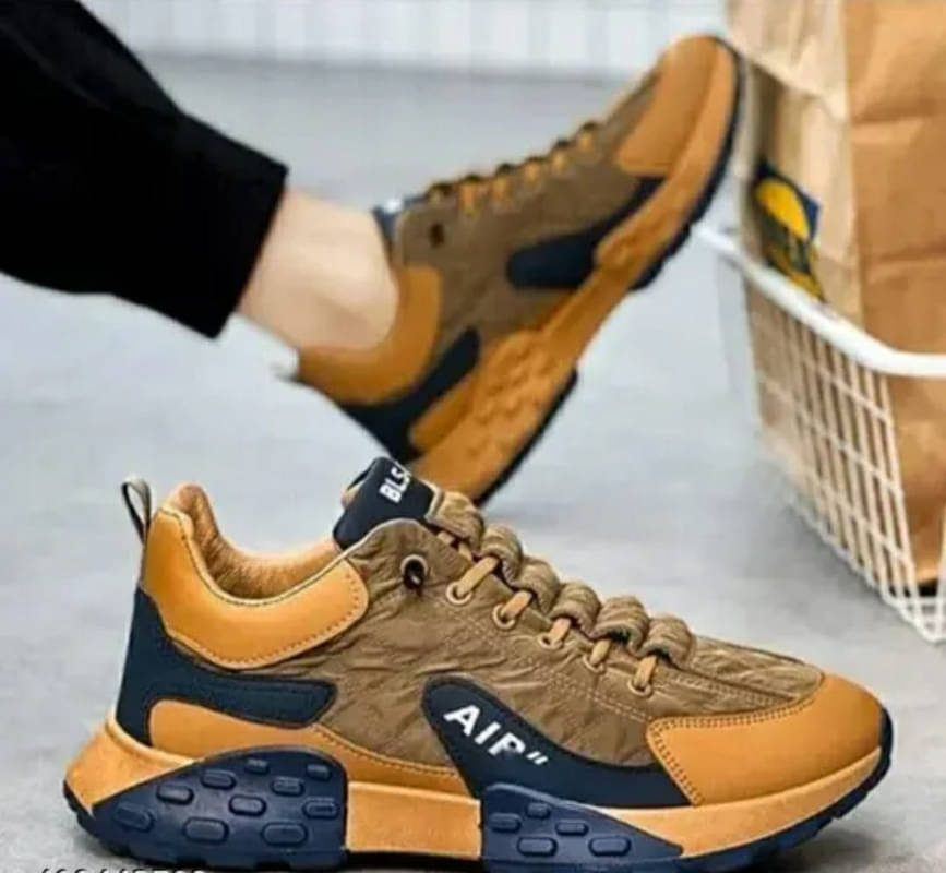     			Densu Beige Men's Lifestyle Shoes