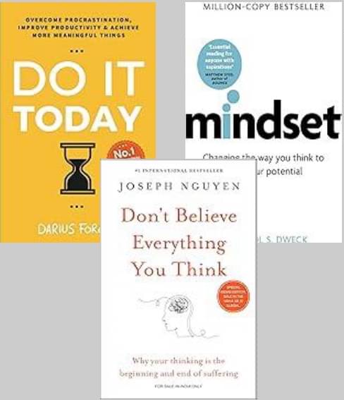     			Do It Today + Mindset + Don't Believe Everything You Think