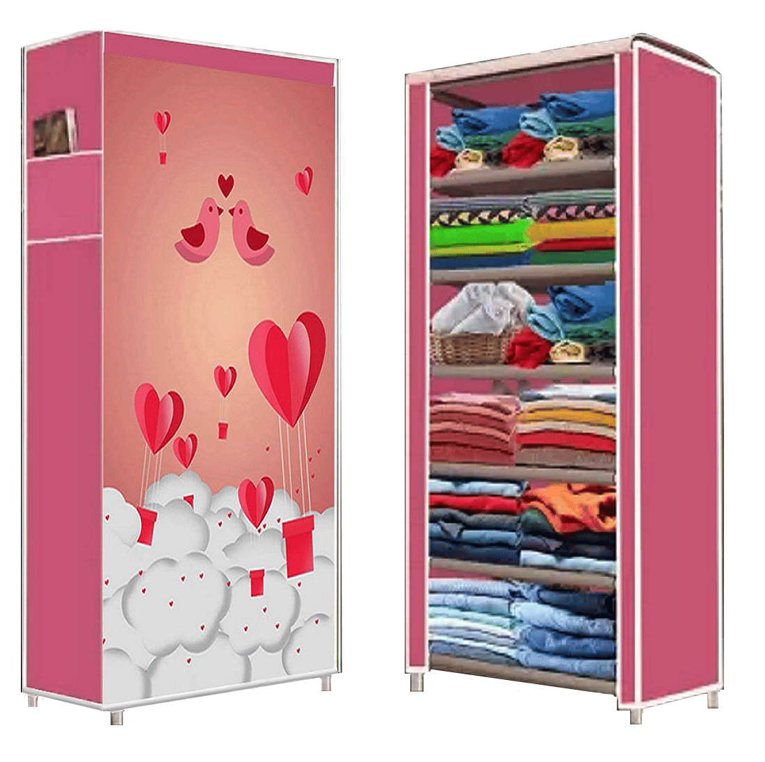     			Exposure Collapsible Wardrobes ( Pack of 1 )