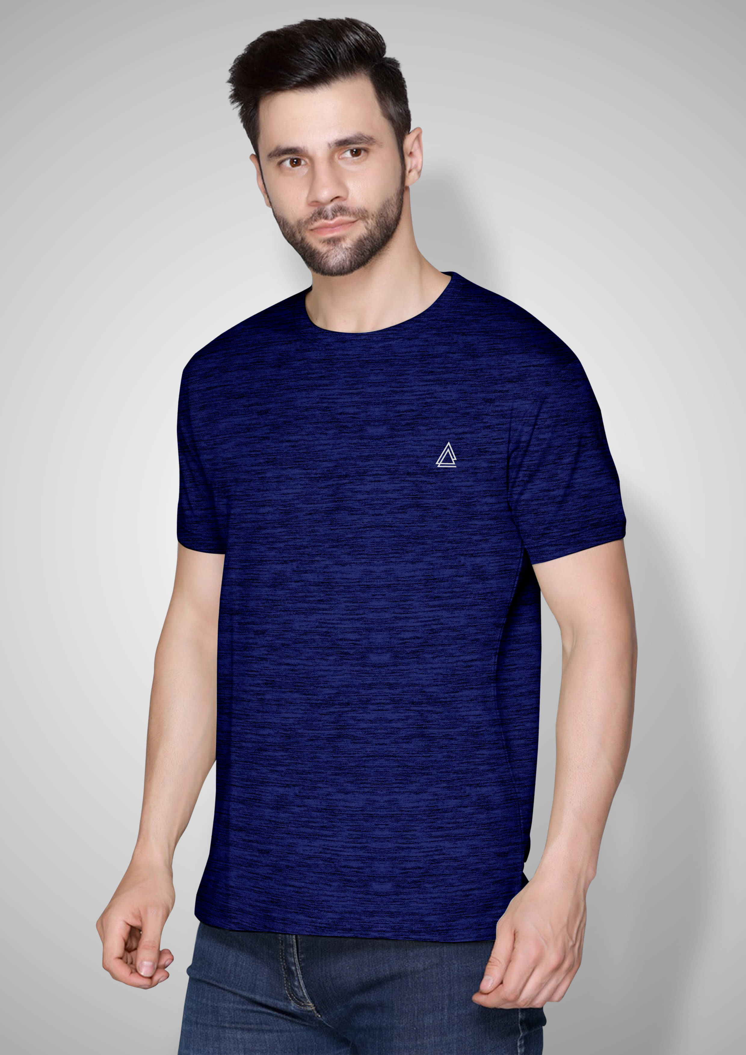 FTX Polyester Regular Fit Self Design Half Sleeves Men's Round T-Shirt - Blue ( Pack of 1 ) FTX Polyester Regular Fit Self Design Half Sleeves Men's Round T-Shirt - Blue ( Pack of 1 )