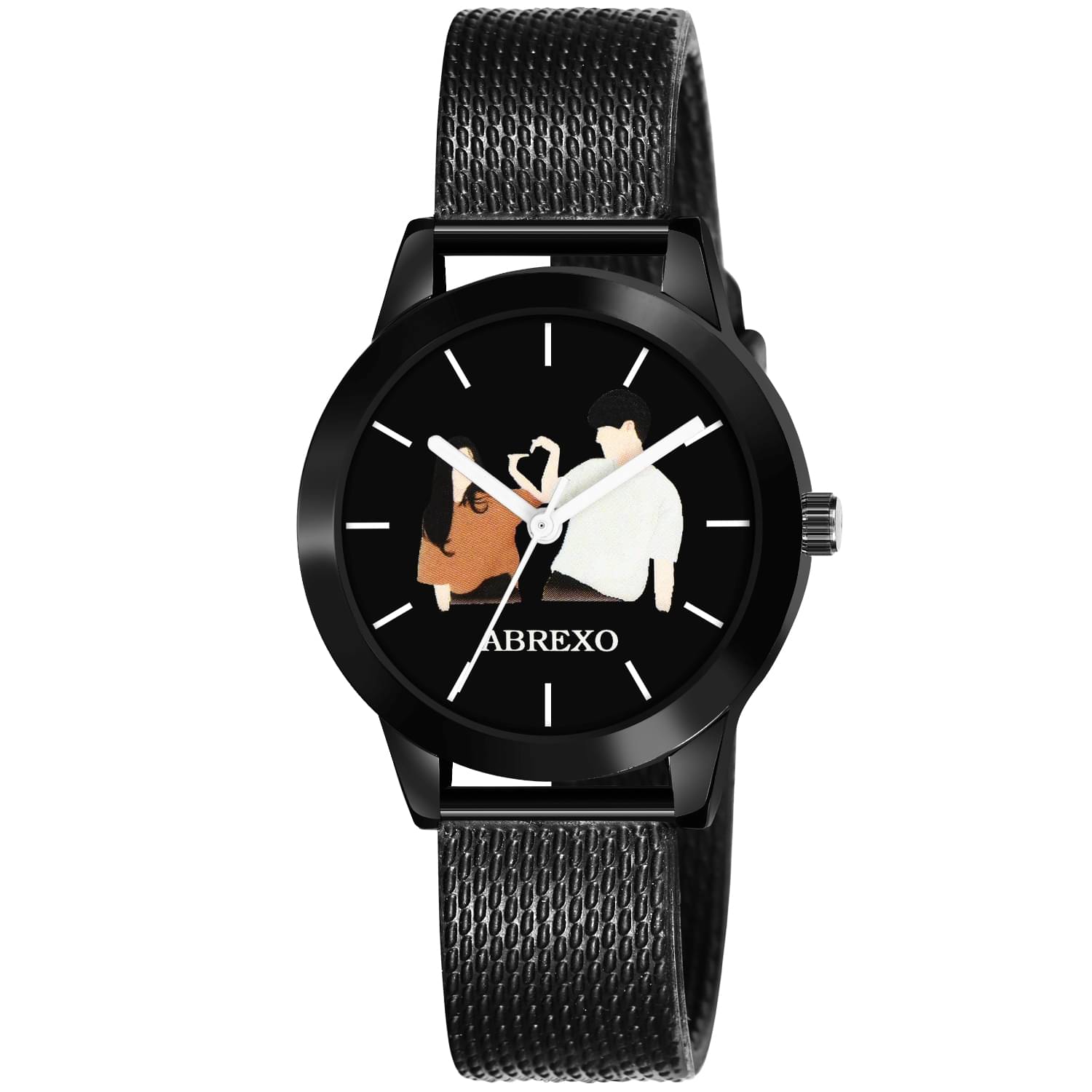     			Fadiso Fashion Black Silicon Analog Womens Watch
