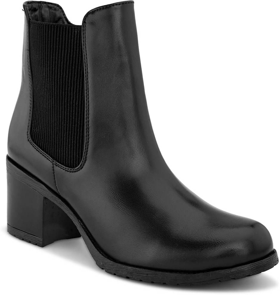     			Fentacia Black Women's Mid Calf Length Boots