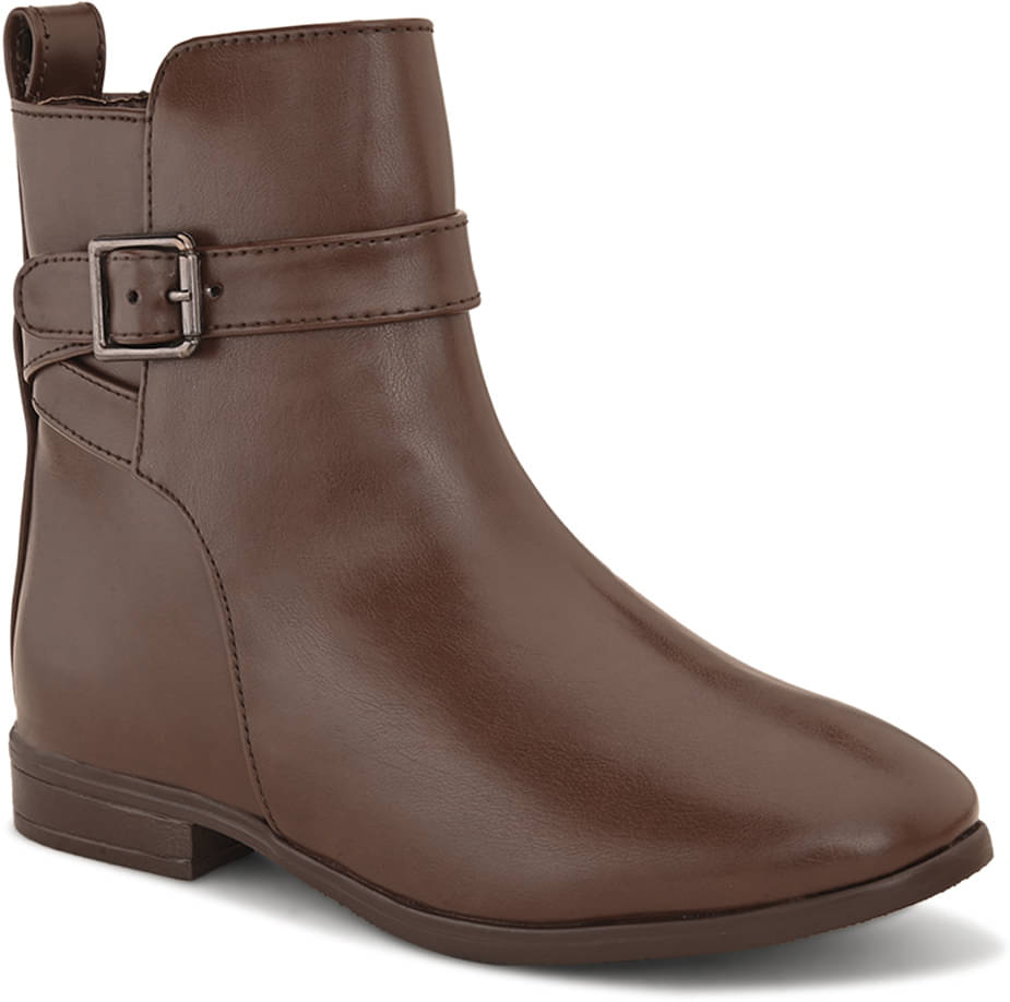 Fentacia Brown Women's Mid Calf Length Boots     			Fentacia Brown Women's Mid Calf Length Boots