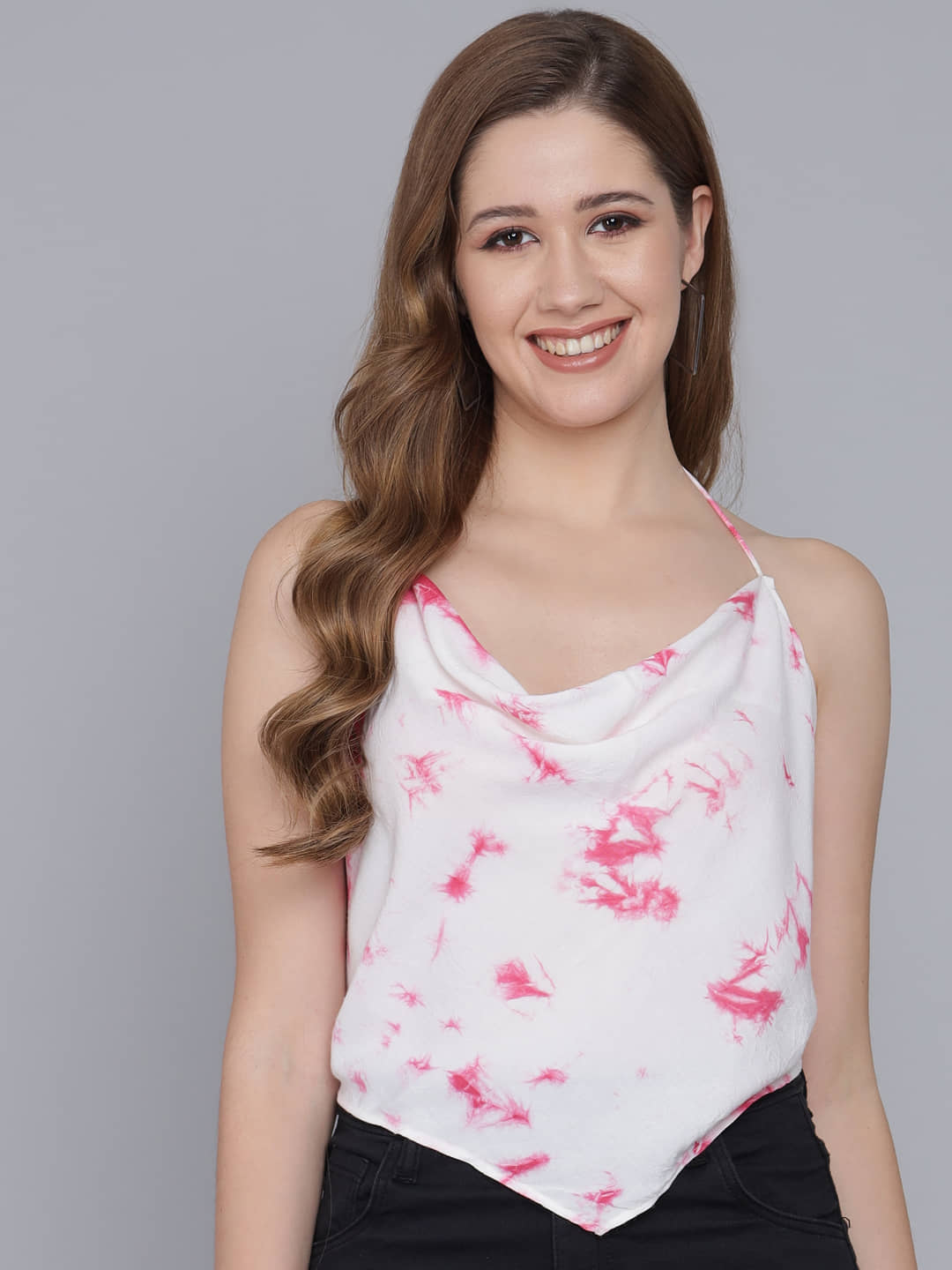 Flamboyant Women's Viscose Rayon Backless ( Pink )