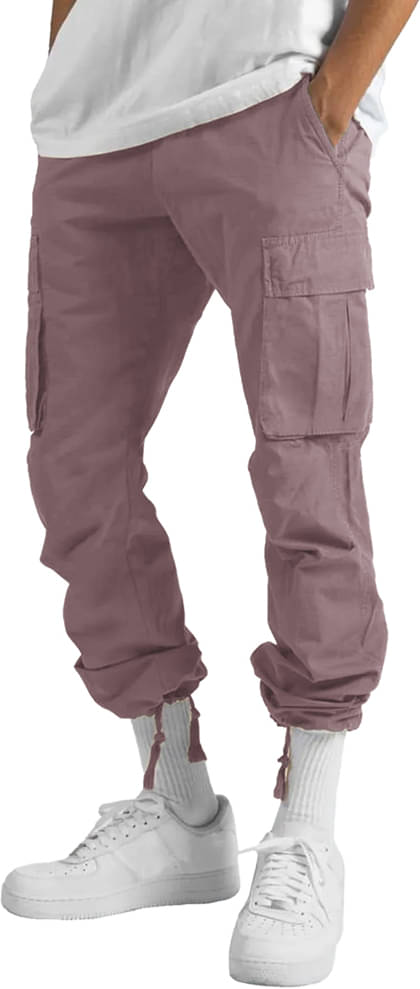     			Eyebogler Regular Flat Men's Cargos - Purple ( Pack of 1 )