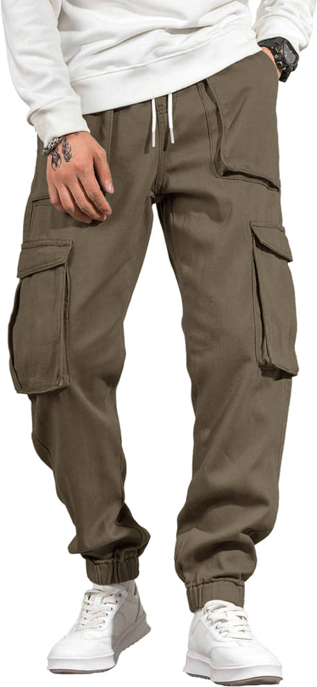     			Eyebogler Regular Flat Men's Cargos - Brown ( Pack of 1 )