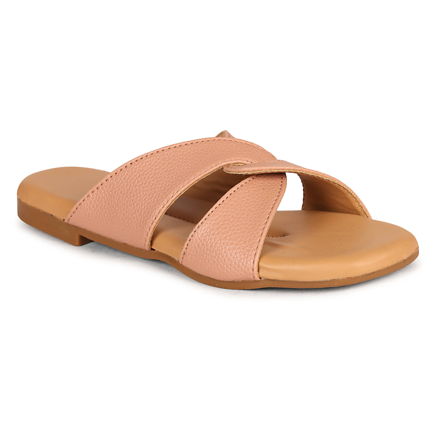     			Ishransh Peach Women's Flats
