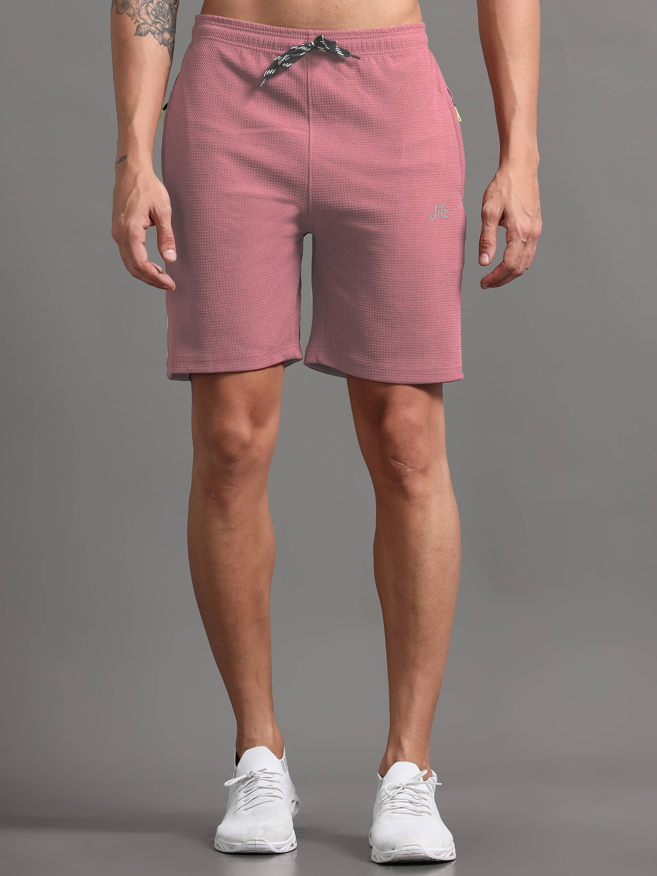     			JILZ Rose Gold Polyester Men's Shorts ( Pack of 1 )