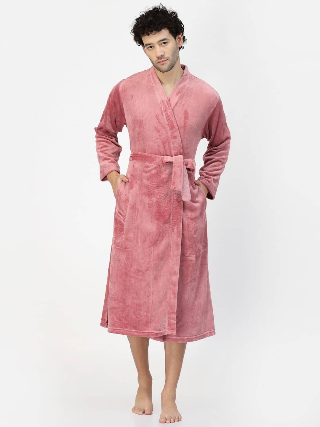     			Klotthe Red Small Bathrobe ( Pack of 1 )