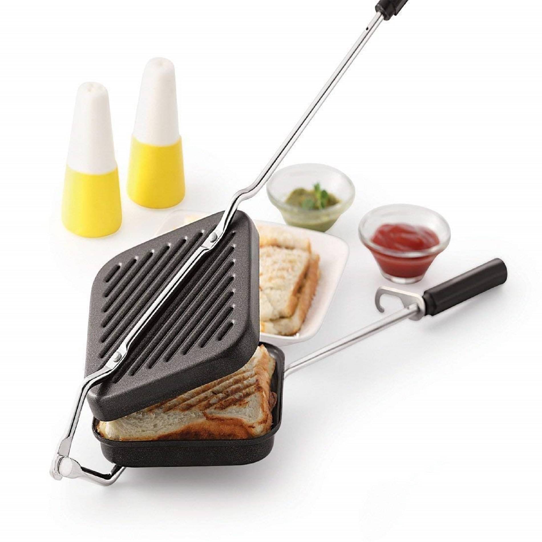     			Konquer TimeS Gas toster 500 Watts Sandwich Toaster