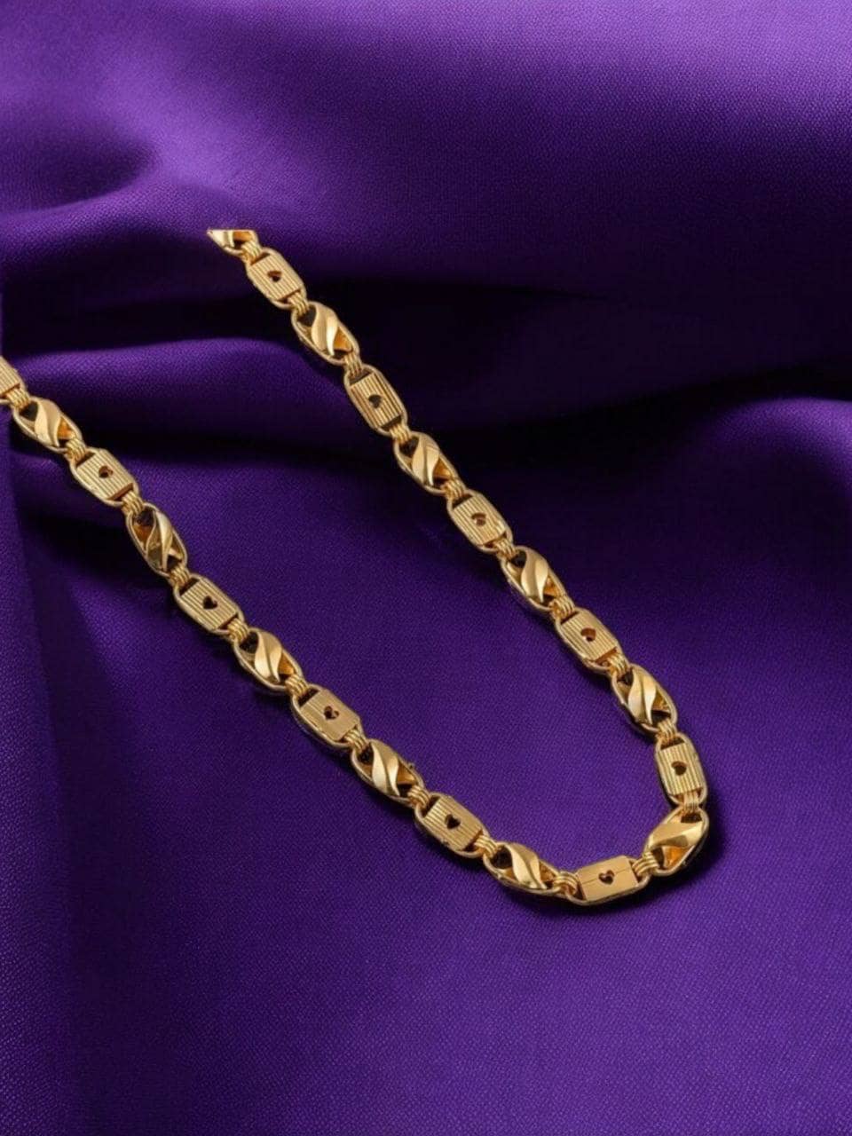 Lyriss Gold Plated Brass Chain ( Pack of 1 )