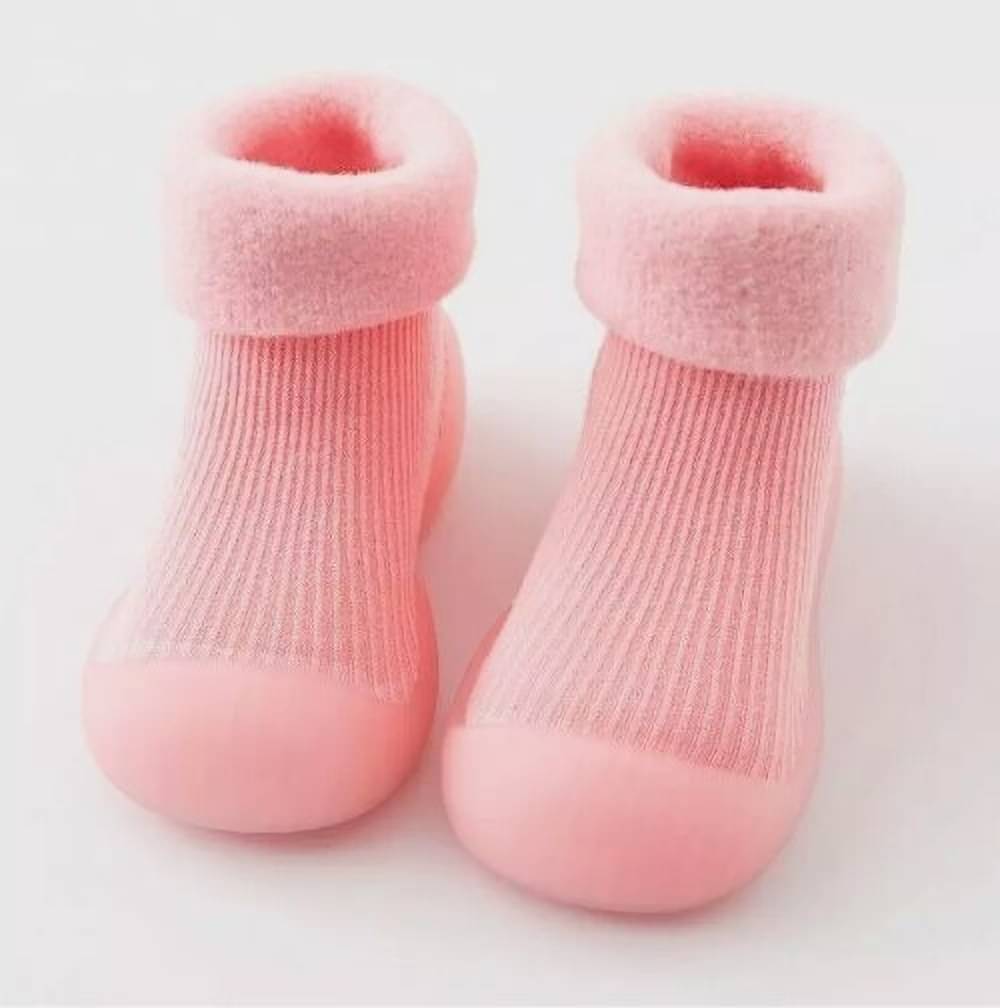     			Neska Moda - Pink Booties For Baby Boy & Baby Girl 12-18 Months ( Pack of 1 )