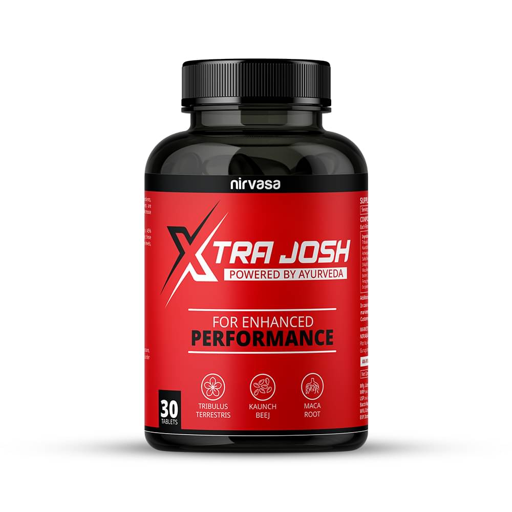     			Nirvasa Xtra Josh Tablets for Men | Improves Vigour, For Performance Support, Muscle Support And Energy Support | Enriched with Saponins - 30 Tablets