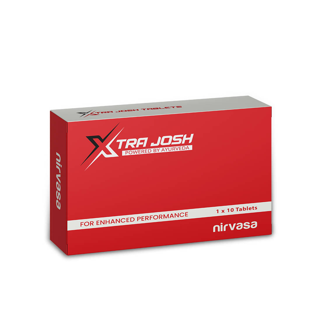 Nirvasa Xtra Josh Tablets for Men | Improves Vigour, For Performance Support, Muscle Support And Energy Support | Enriched with Saponins - 1 X 10 Tablets Nirvasa Xtra Josh Tablets for Men | Improves Vigour, For Performance Support, Muscle Support And Energy Support | Enriched with Saponins - 1 X 10 Tablets