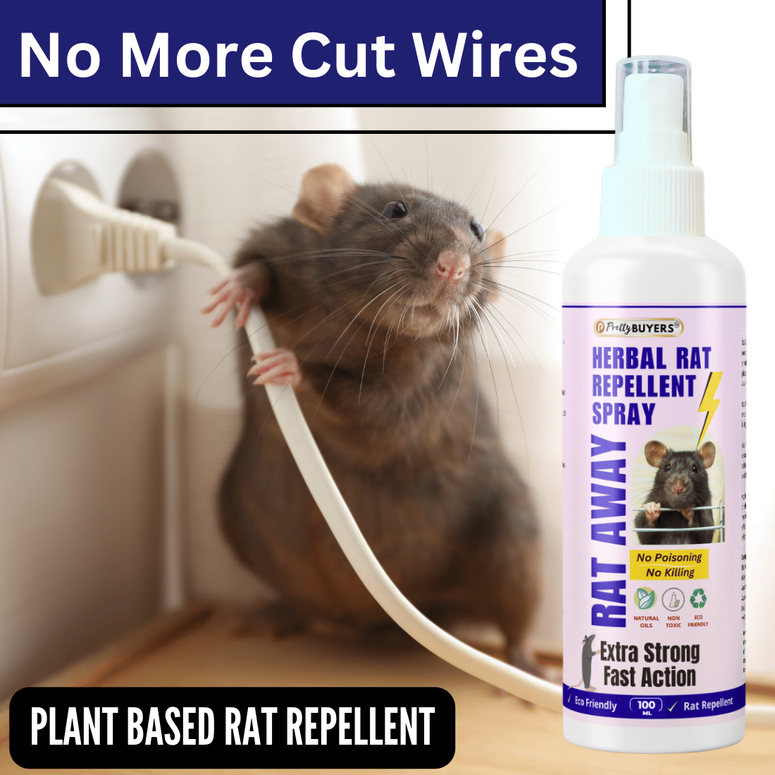     			PRETTYBUYERS Rodent Spray Rat repellent Spray
