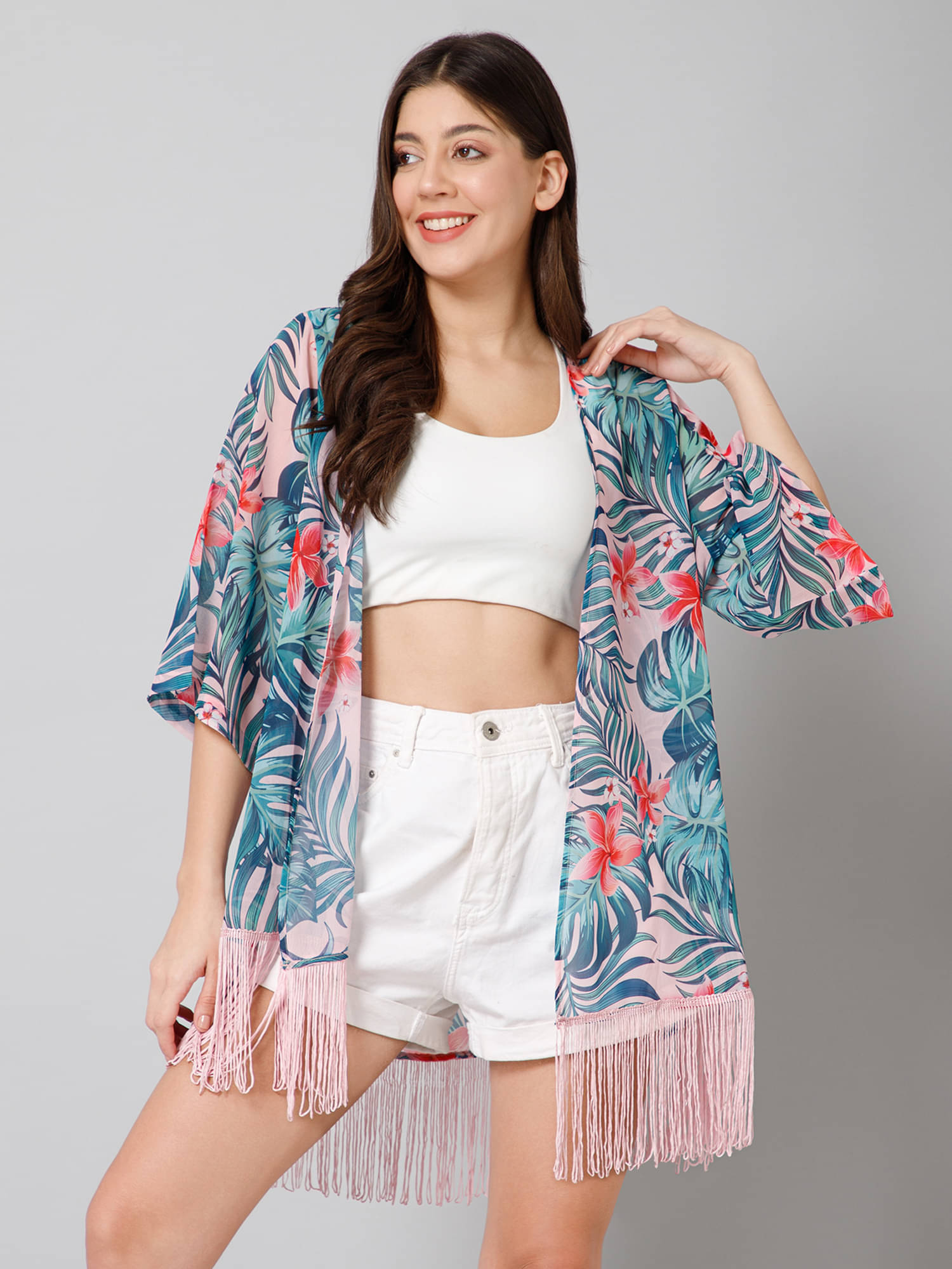     			Purys Women's Georgette Regular Top ( Pink )