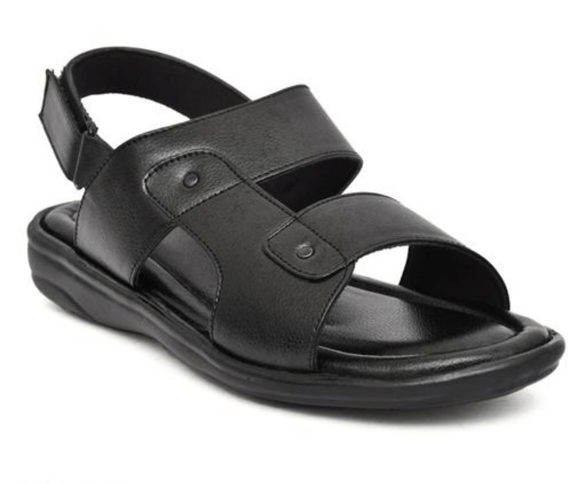 RAGE GAZE - Black Men's Sandals