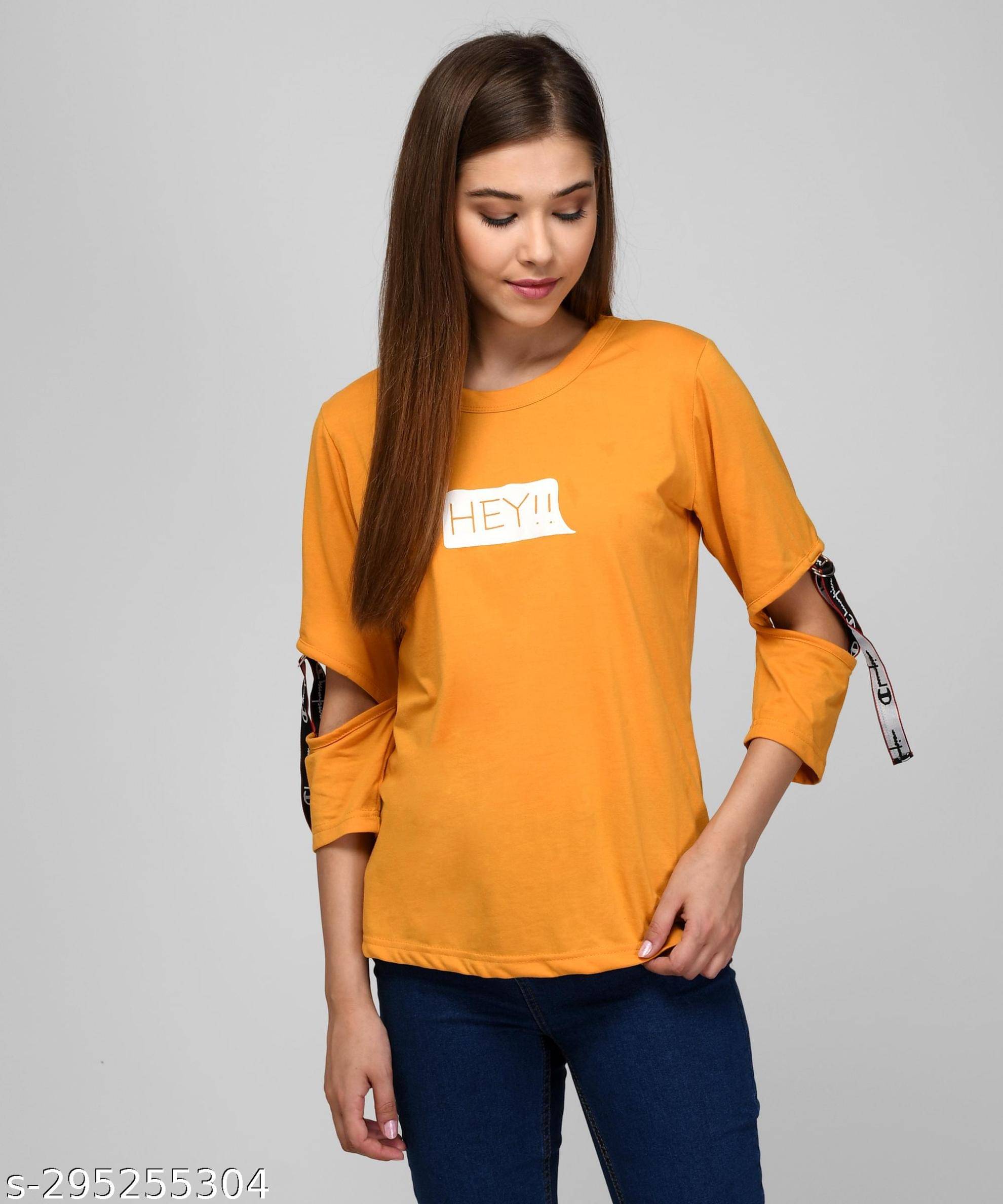 RC NEOEN Women's Viscose Regular Top ( Mustard ) RC NEOEN Women's Viscose Regular Top ( Mustard )