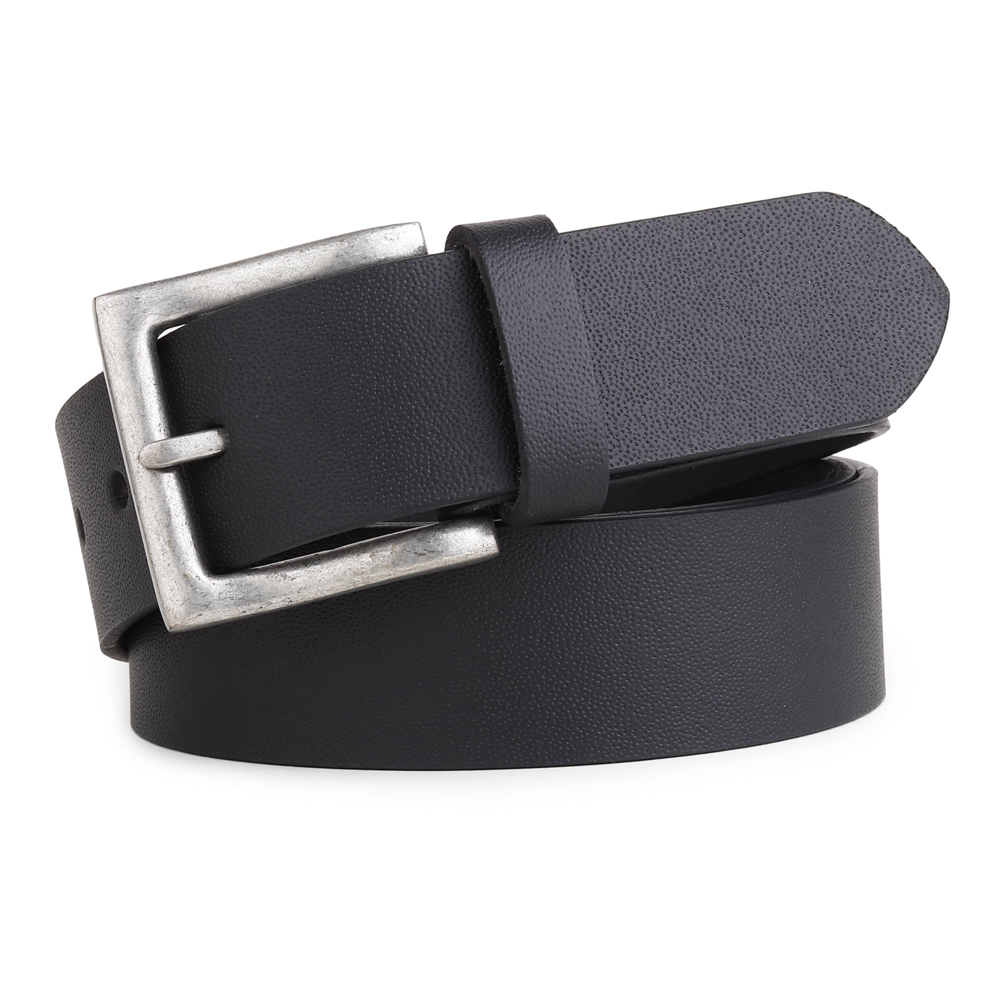     			SUNSHOPPING - Black 100% Leather Men's Formal Belt ( Pack of 1 )
