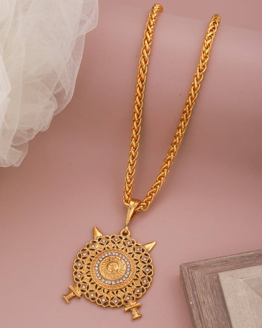 Swastik Creation Gold Plated Chains Combo ( Set of 1 ) Swastik Creation Gold Plated Chains Combo ( Set of 1 )