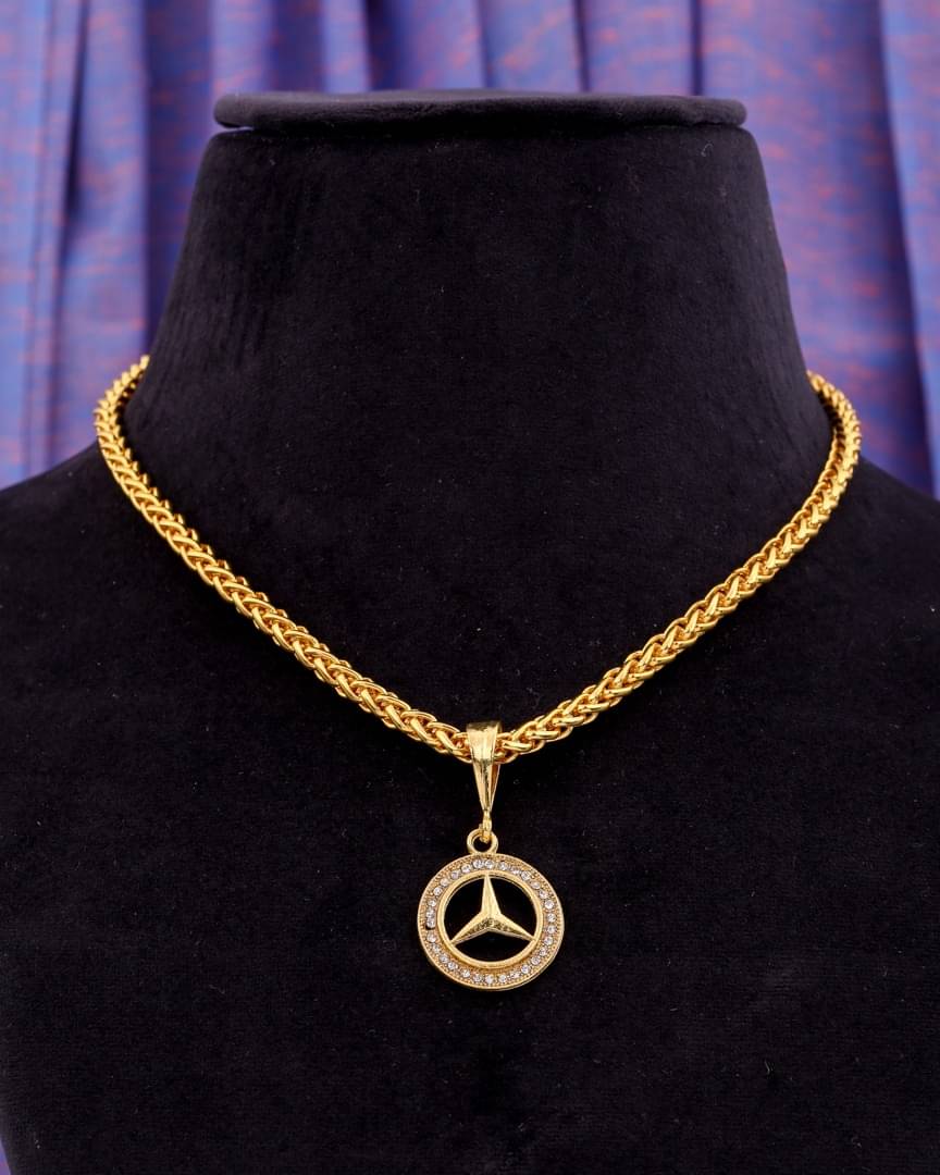     			Swastik Creation Gold Plated Chains Combo ( Set of 1 )