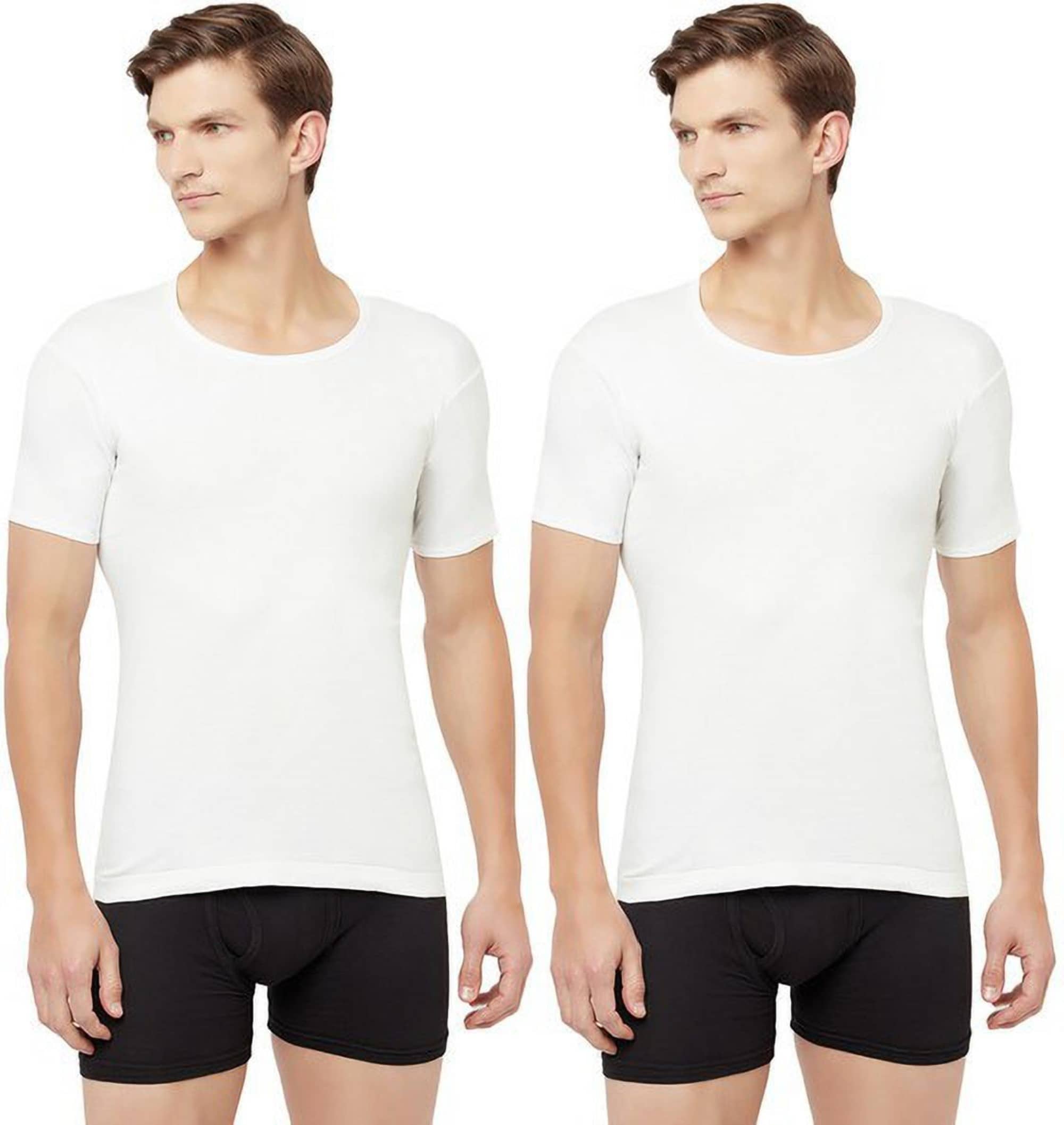 TT Pack of 2 Cotton Basic Vest For Men ( White ) - Nightwear & Loungewear | Buy online on ZillyBuy