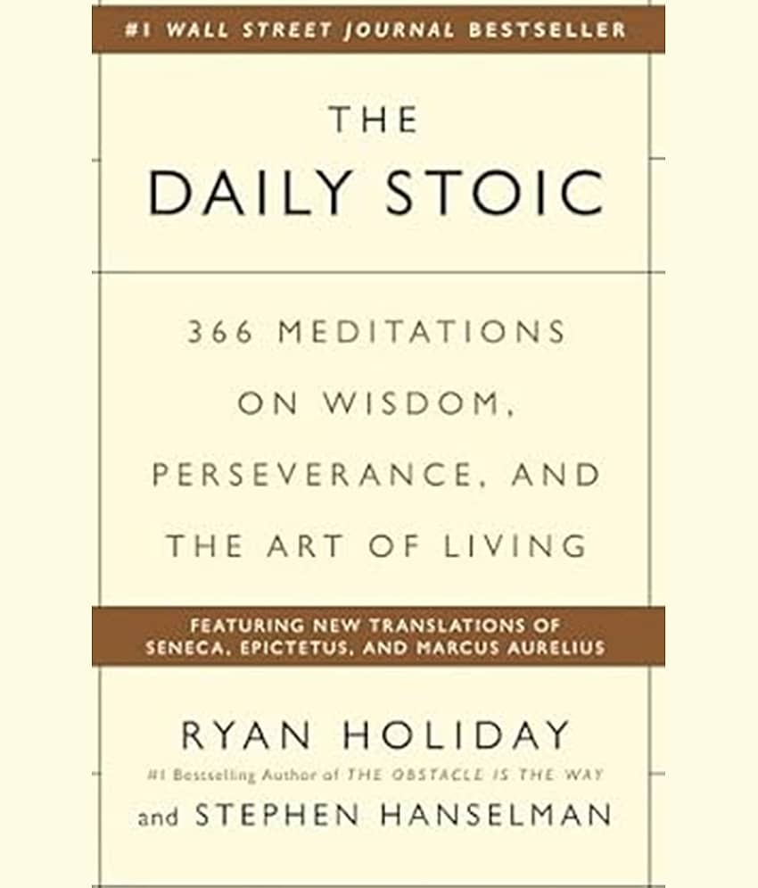 The Daily Stoic: 366 Meditations on Wisdom, Perseverance, and the Art of Living - Stationery | Buy online on ZillyBuy
