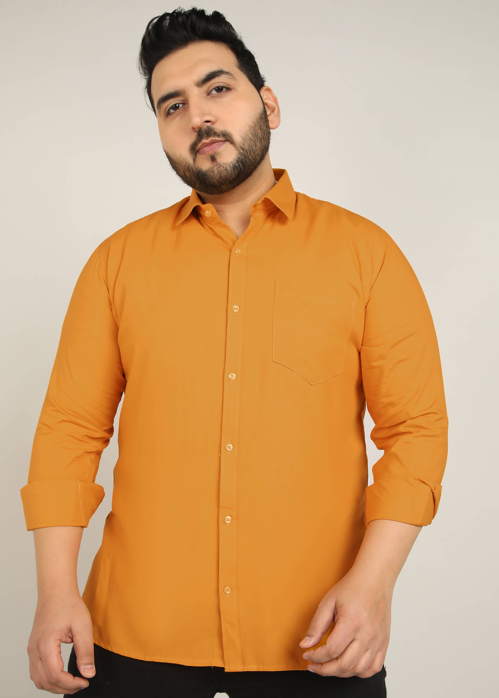 adwynpeter 100% Cotton Regular Fit Solids Full Sleeves Men's Casual Shirt - Yellow ( Pack of 1 ) adwynpeter 100% Cotton Regular Fit Solids Full Sleeves Men's Casual Shirt - Yellow ( Pack of 1 )