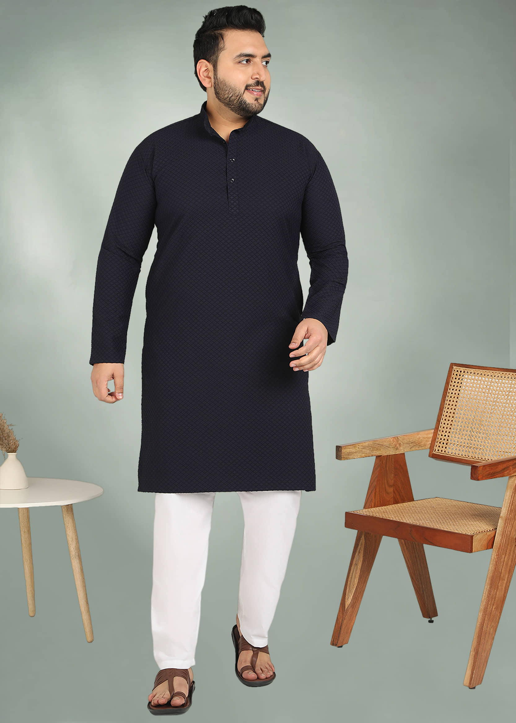 adwynpeter Maroon Cotton Men's Regular Kurta ( Pack of 1 ) - Kurtas & Kurta Sets | Buy online on ZillyBuy