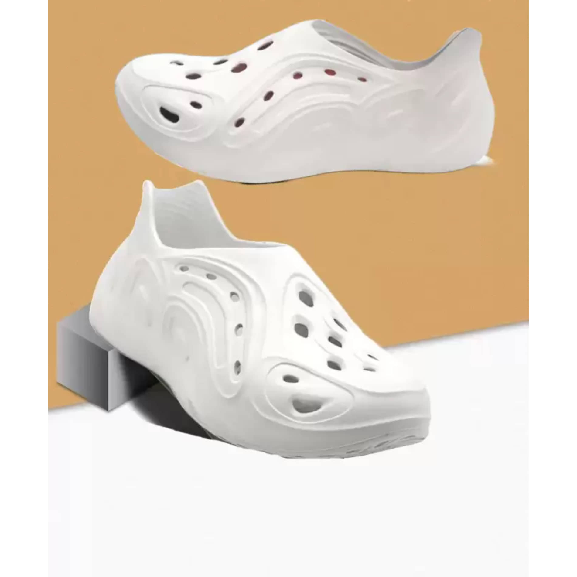 hotstyle - White Men's Clogs
