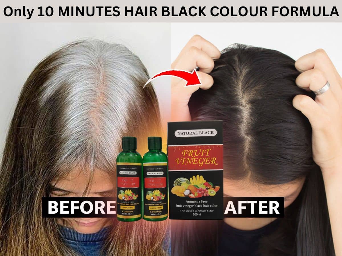 mabilia Ammonia Free Temporary Hair Color 200 mL Black