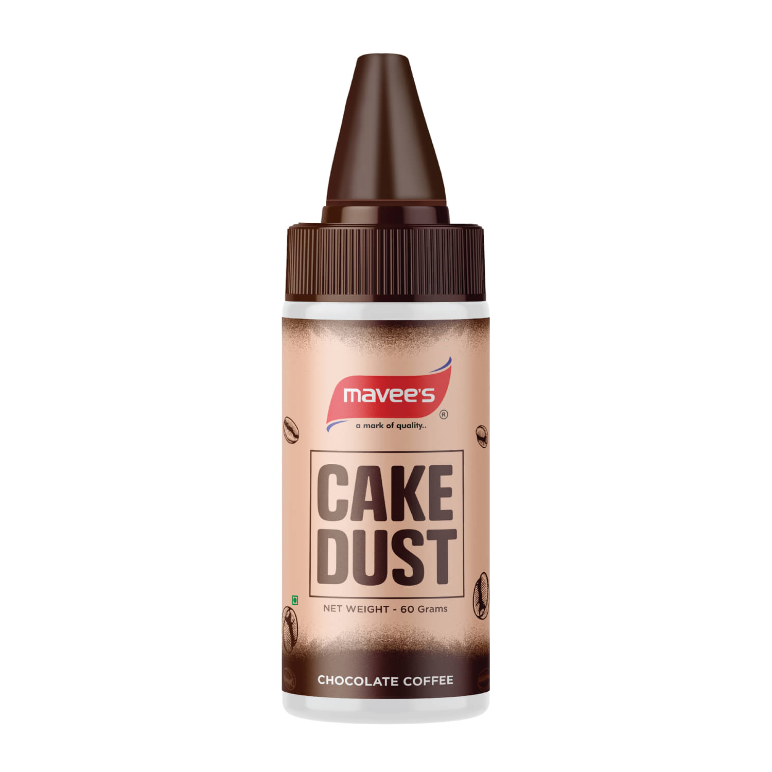 mavee's Cake Dust Bottle - Chocolate Coffee, Premium Colour Spray Decor 60 g mavee's Cake Dust Bottle - Chocolate Coffee, Premium Colour Spray Decor 60 g