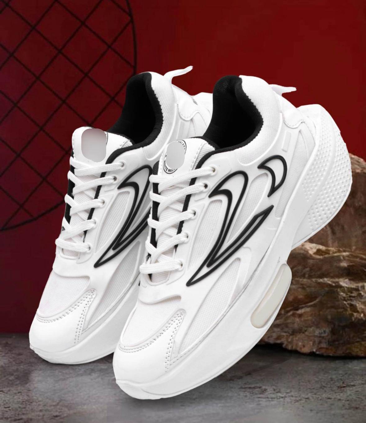     			AADWIN White Men's Lifestyle Shoes