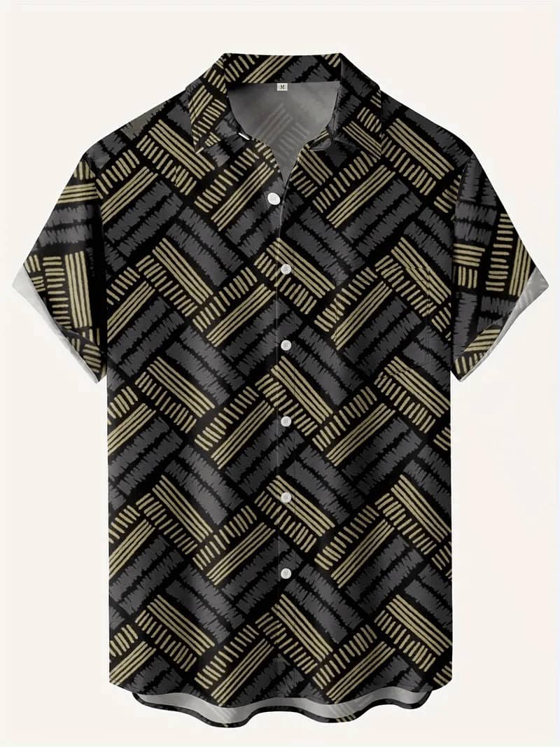 AAPSKA Poly Cotton Regular Fit Striped Half Sleeves Men's Casual Shirt - Multi ( Pack of 1 )