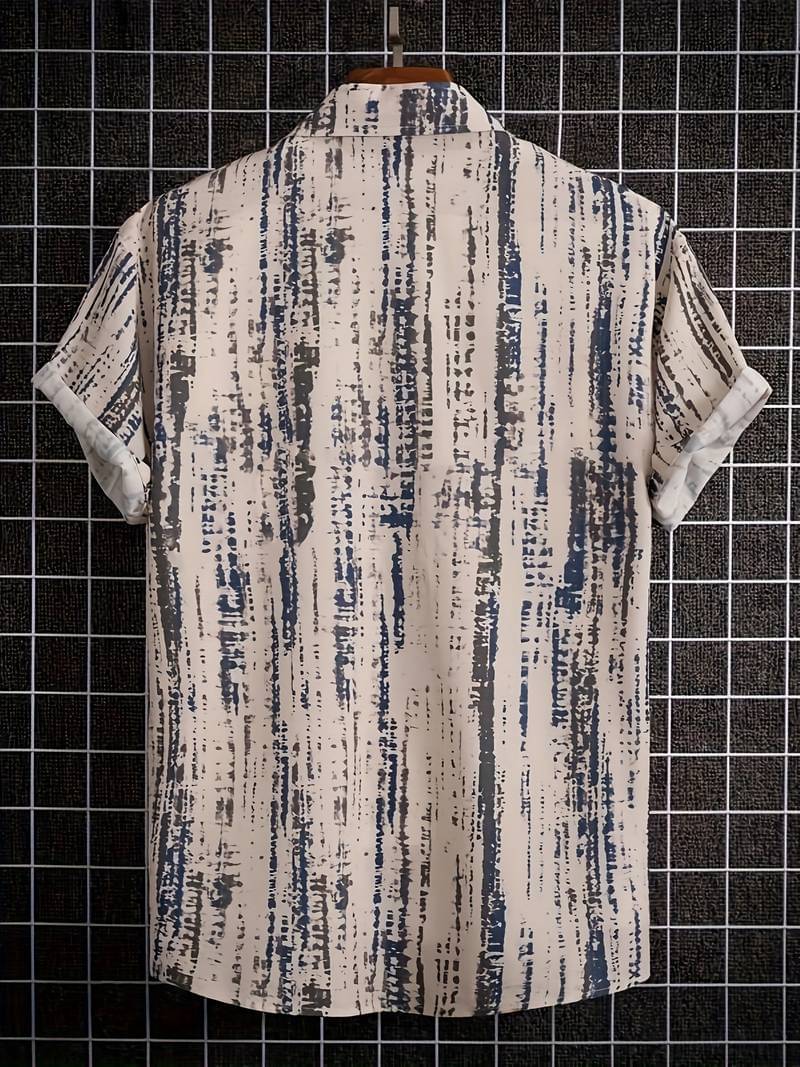 AAPSKA Poly Cotton Regular Fit Dyed Half Sleeves Men's Casual Shirt - Off-White ( Pack of 1 ) - Image 3