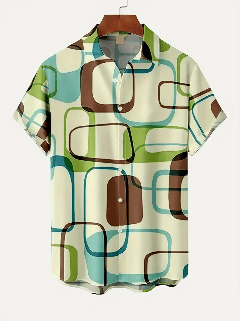 AAPSKA Poly Cotton Regular Fit Printed Half Sleeves Men's Casual Shirt - Multicolor ( Pack of 1 )