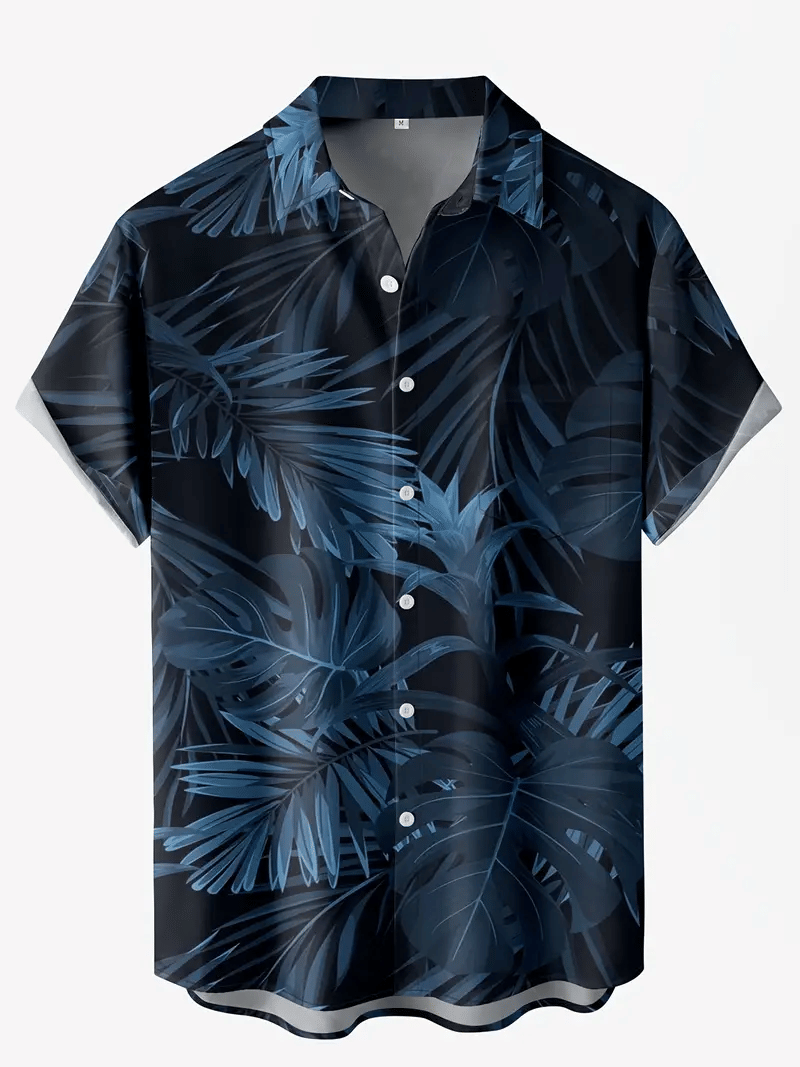 AAPSKA Poly Cotton Regular Fit Printed Half Sleeves Men's Casual Shirt - Blue ( Pack of 1 )