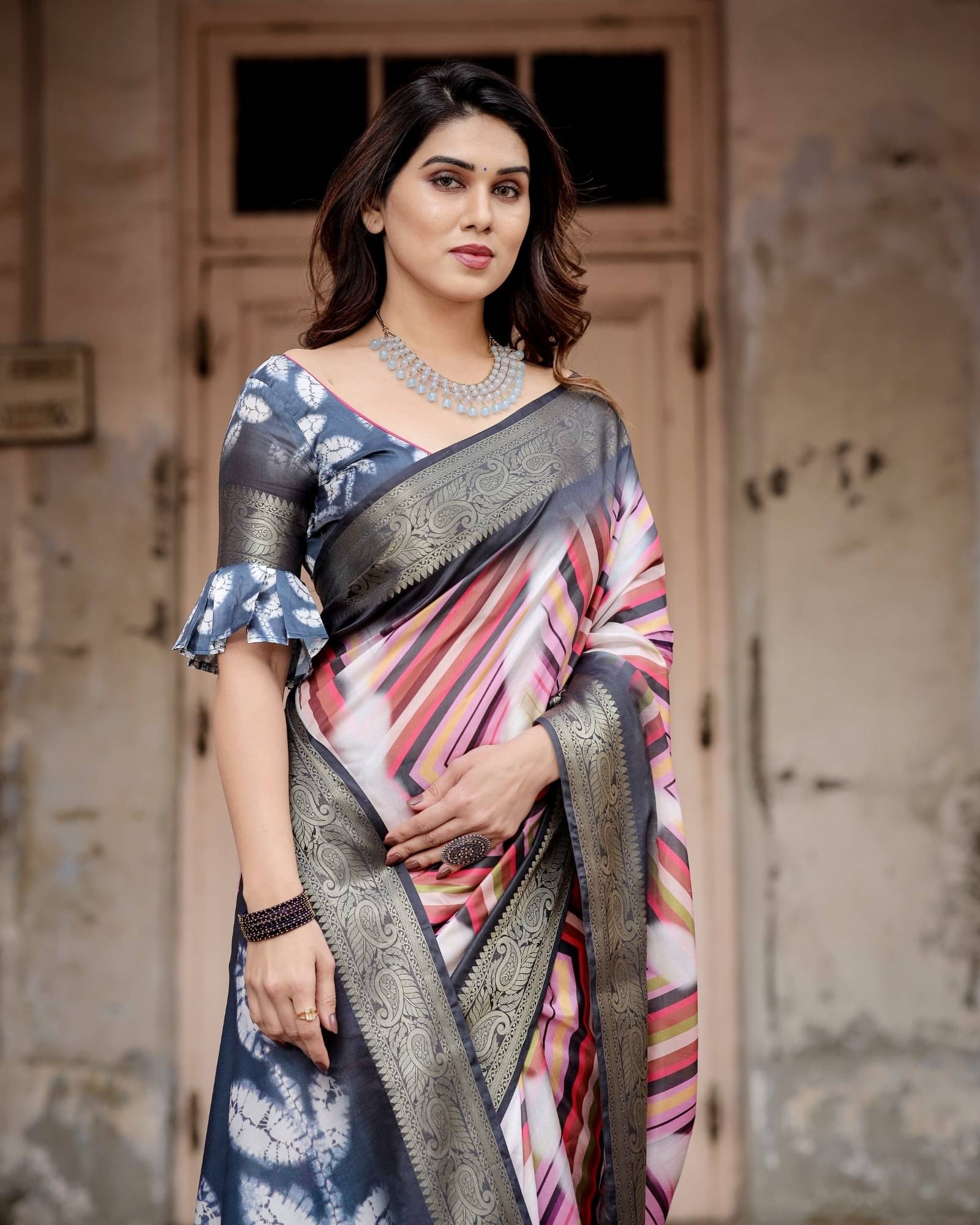 Almaari Fashion Cotton Silk Printed Saree With Unstitched Blouse Piece ( Multicolor ) Almaari Fashion Cotton Silk Printed Saree With Unstitched Blouse Piece ( Multicolor )