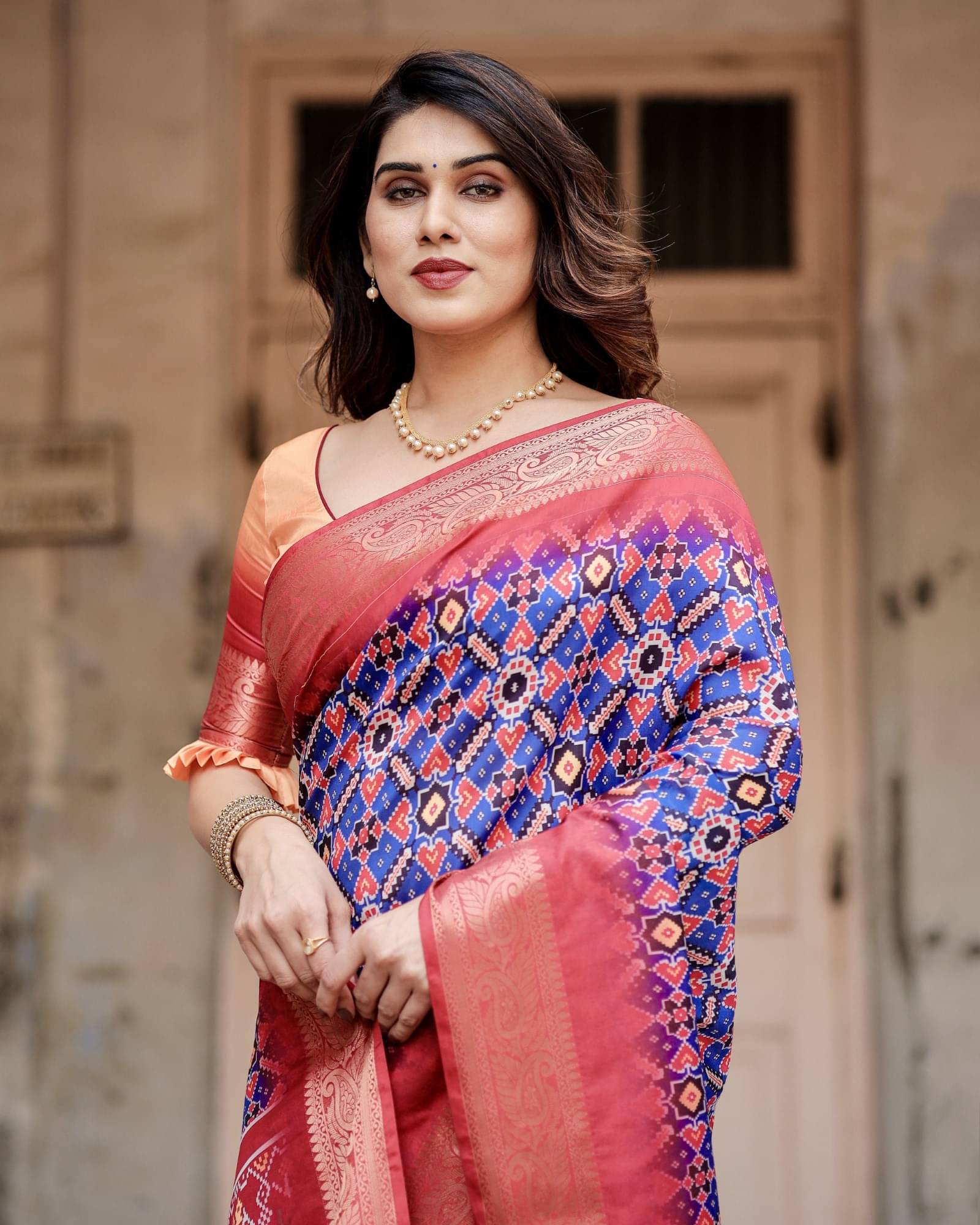 Almaari Fashion Cotton Silk Printed Saree With Unstitched Blouse Piece ( Blue ) Almaari Fashion Cotton Silk Printed Saree With Unstitched Blouse Piece ( Blue )