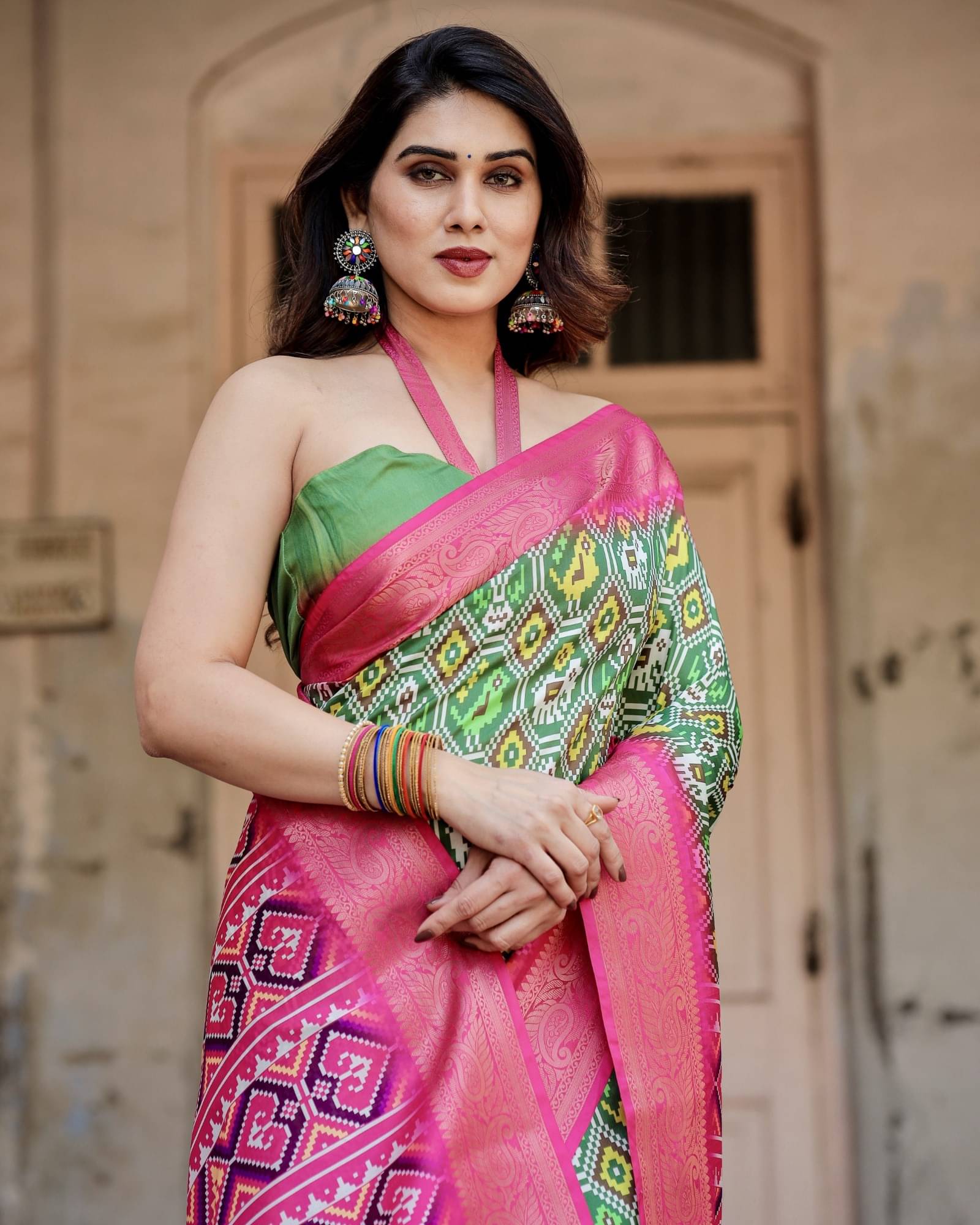 Almaari Fashion Cotton Silk Printed Saree With Unstitched Blouse Piece ( Green ) Almaari Fashion Cotton Silk Printed Saree With Unstitched Blouse Piece ( Green )
