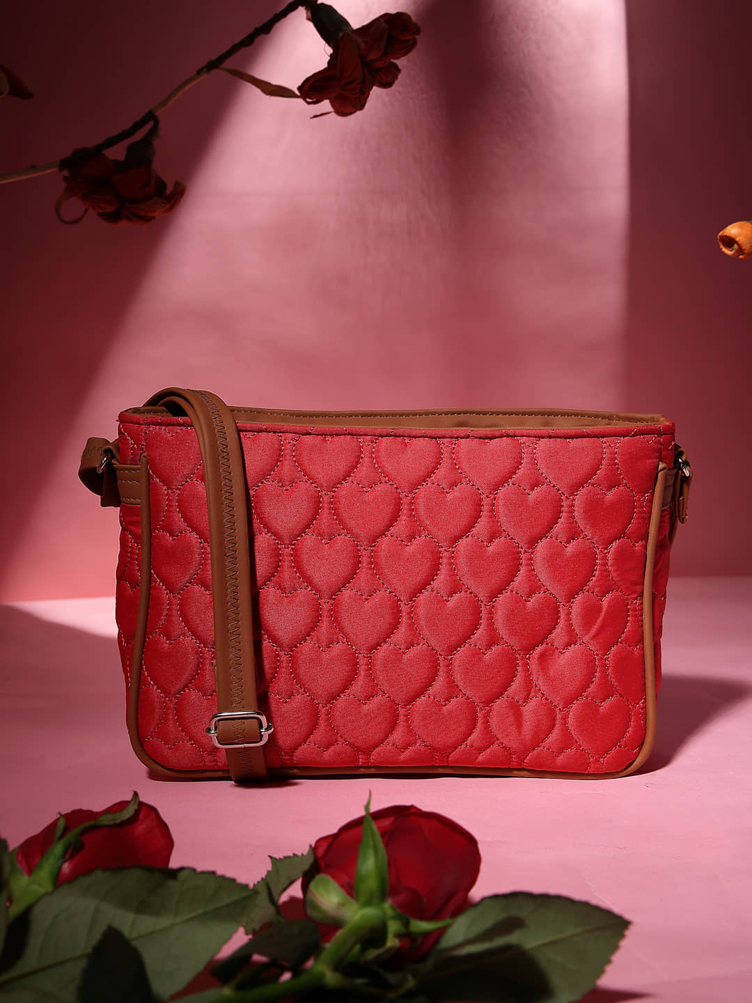 Anekaant Sling Bag Polyster Set of 1 ( Red ) - Handbags | Buy online on ZillyBuy