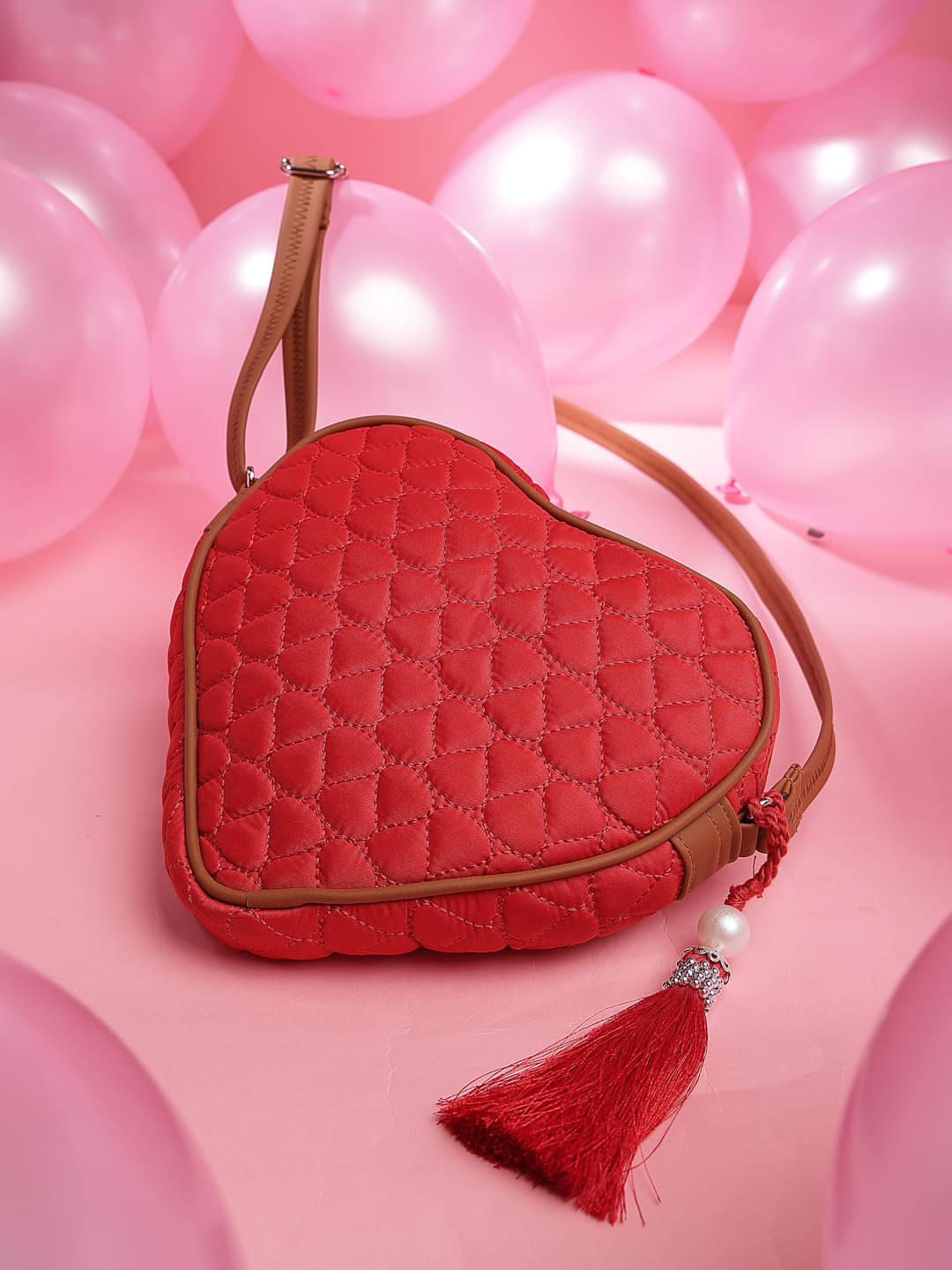     			Anekaant Sling Bag Polyster Set of 1 ( Red )