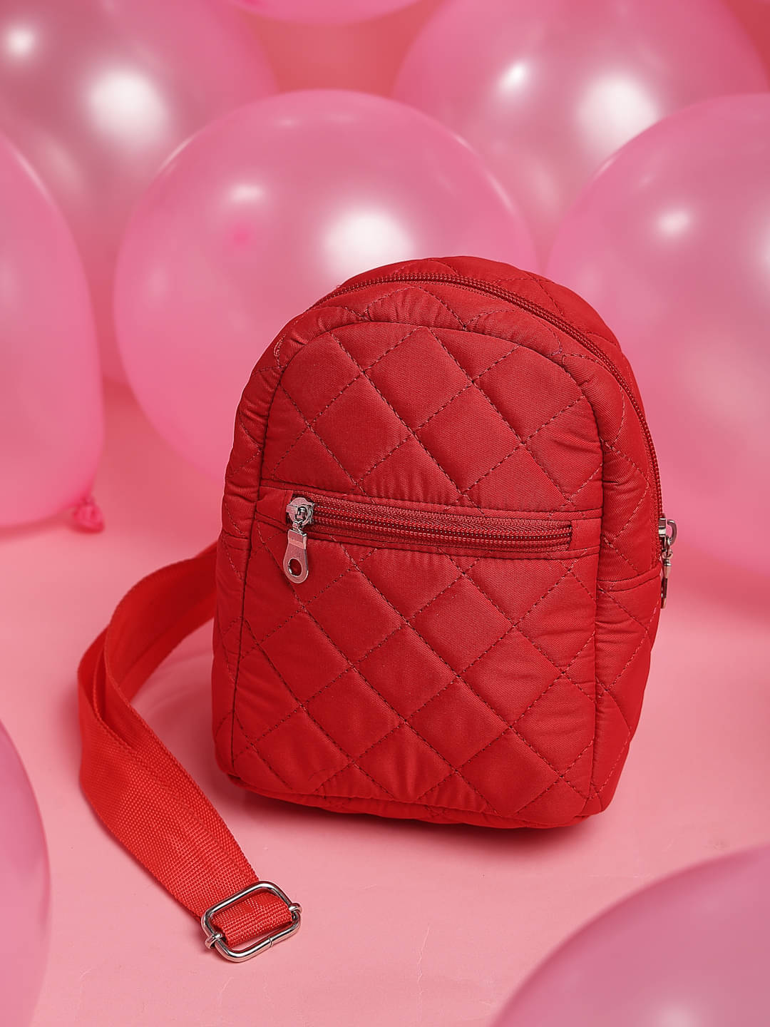     			Anekaant Sling Bag Polyster Set of 1 ( Red )