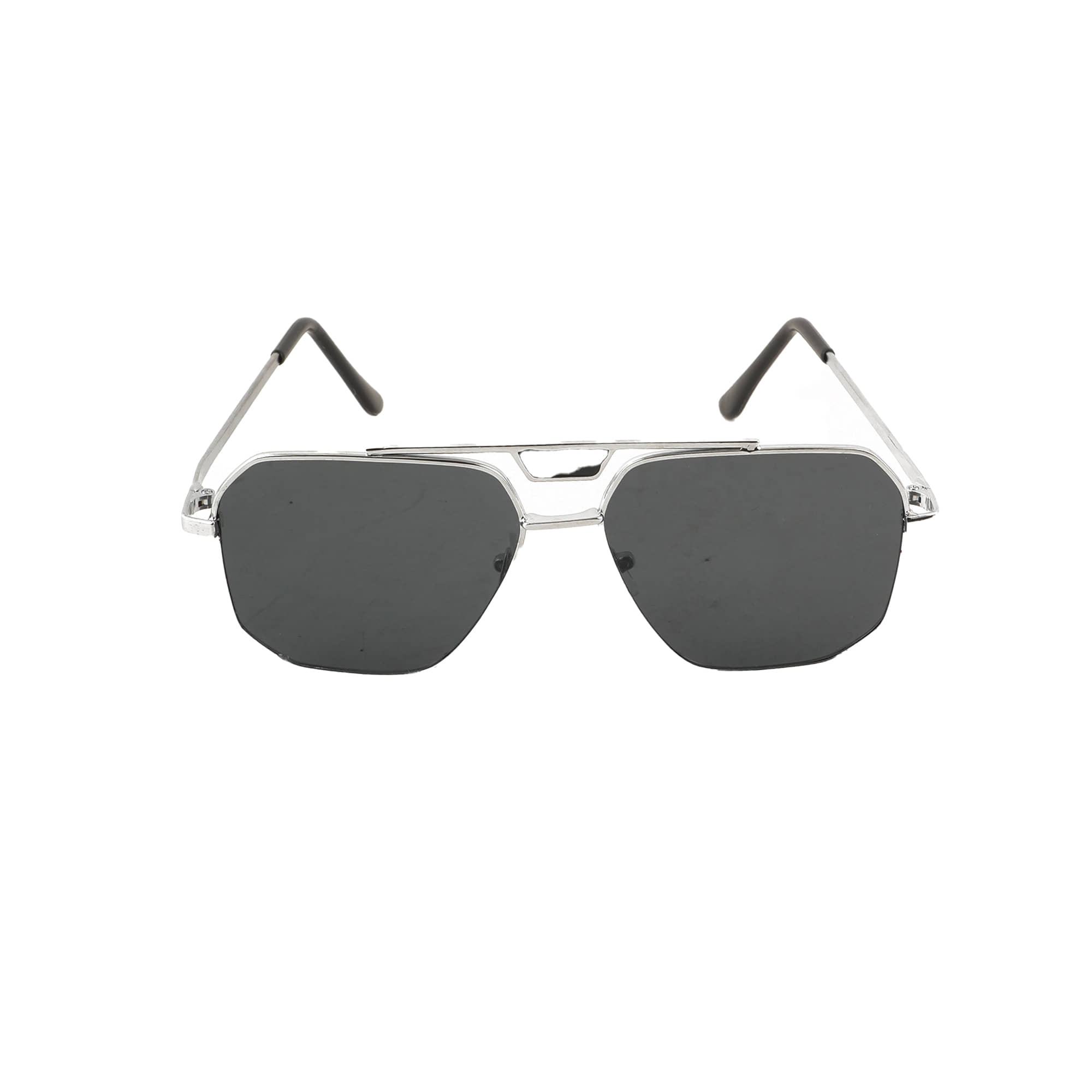 Bayberry Silver Geometric Sunglasses ( Pack of 1 ) - Sunglasses | Buy online on ZillyBuy